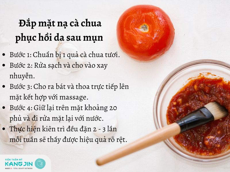 Cà chua giúp tái tạo da, dưỡng trắng