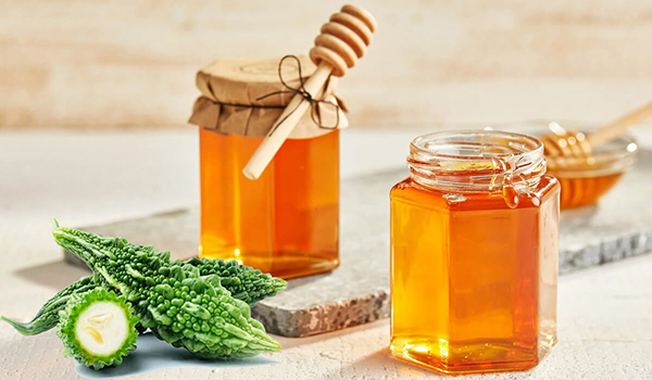 khổ qua và mật ong