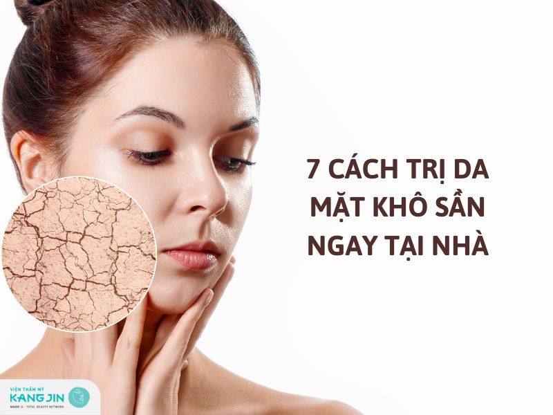 cách trị da mặt khô sần