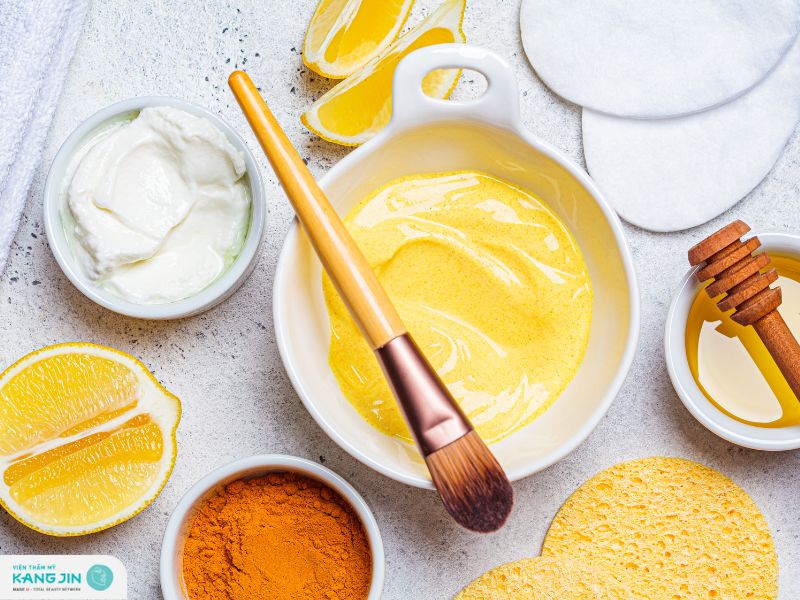 làm trắng da mặt