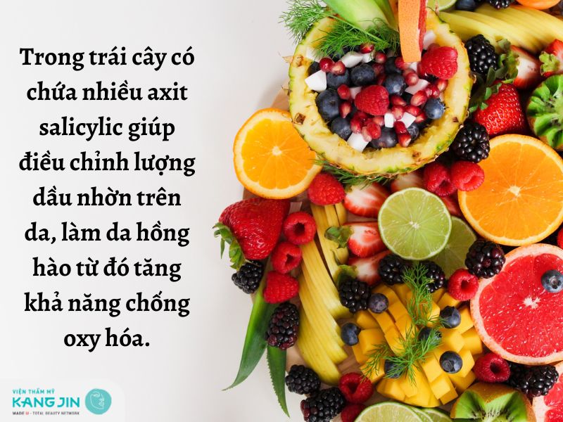 Ăn thật nhiều trái cây để giúp da mặt được phục hồi