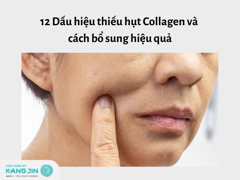 Dấu hiệu thiếu hụt collagen