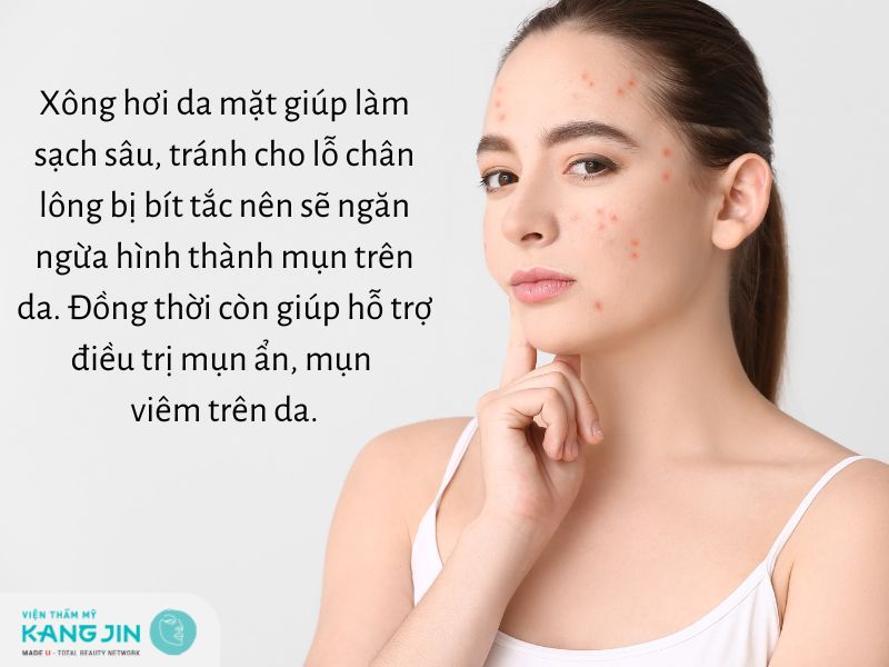 Lợi ích của xông hơi da mặt 