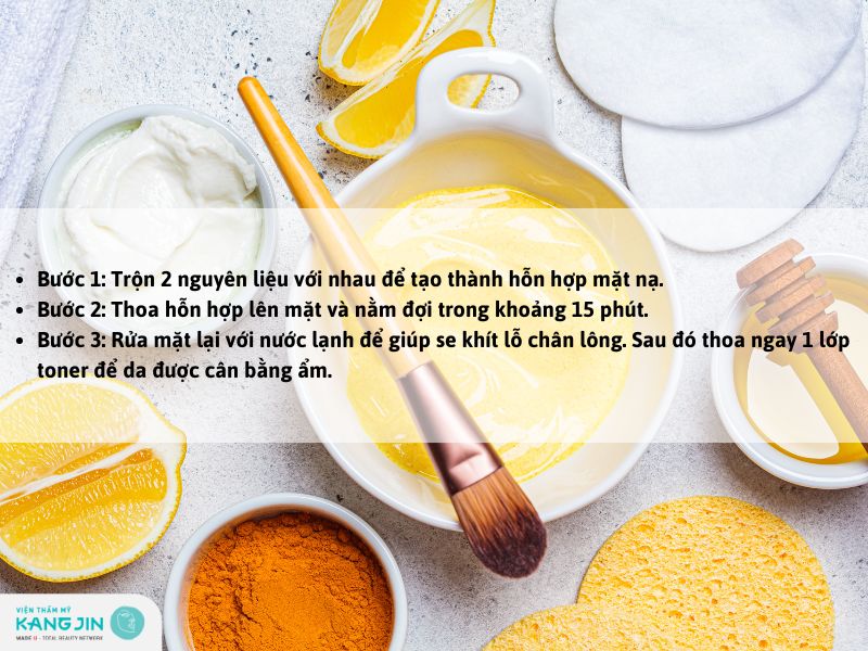 mặt nạ nghệ sữa chua
