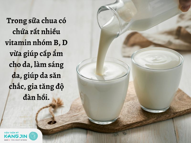 Ăn gì để phục hồi da? Bổ sung sữa chua