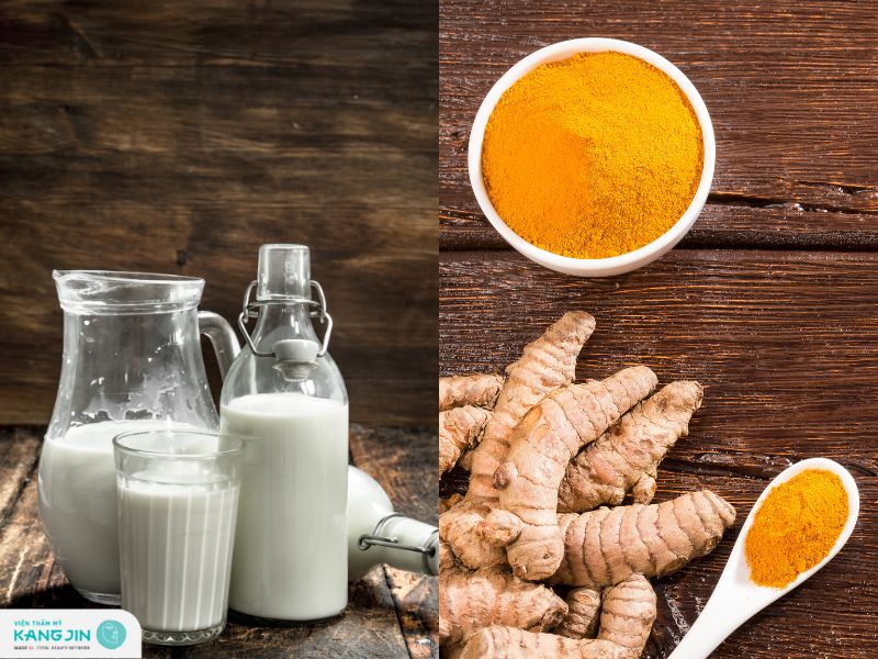 cách làm mặt nạ tinh bột nghệ