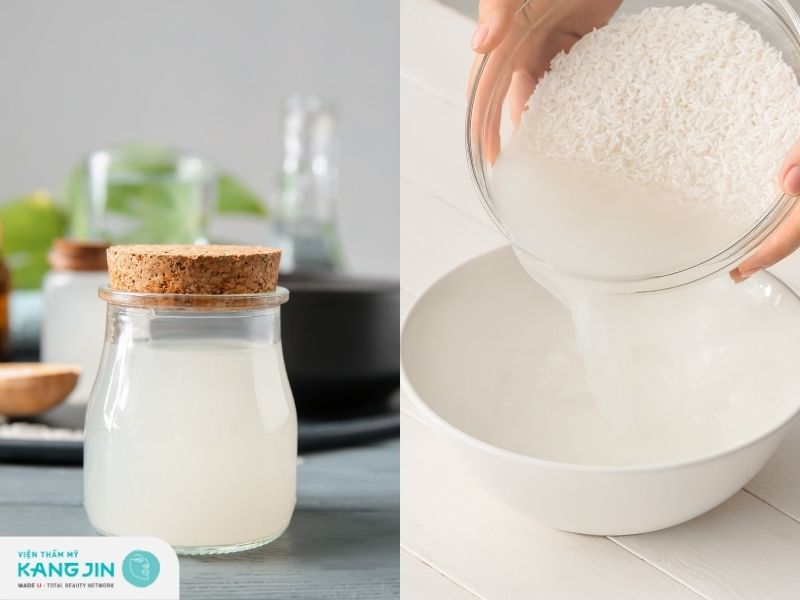 Cách làm trắng da mặt bằng nước cơm