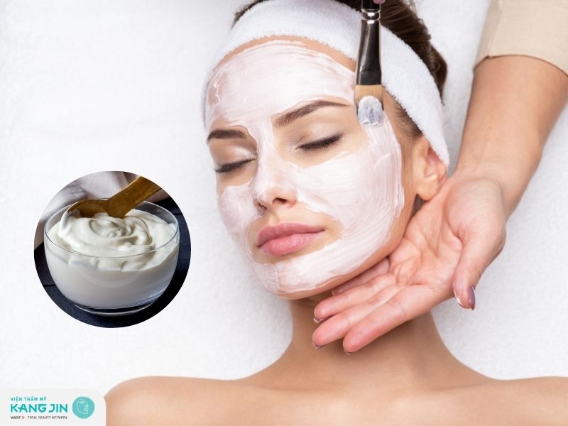 đắp mặt bằng sữa chua không đường có tốt không