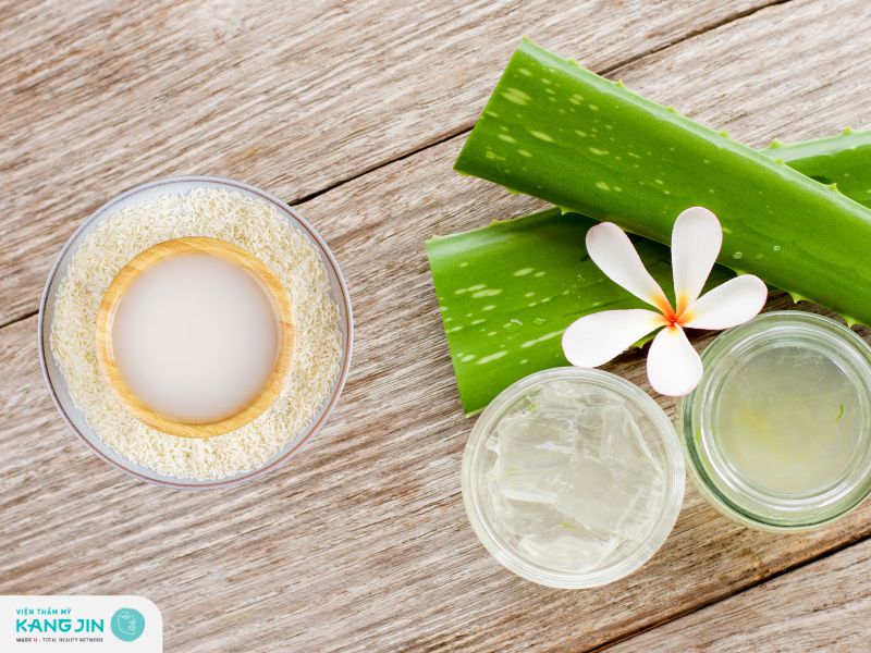 hướng dẫn làm mặt nạ nha đam với nước vo gạo