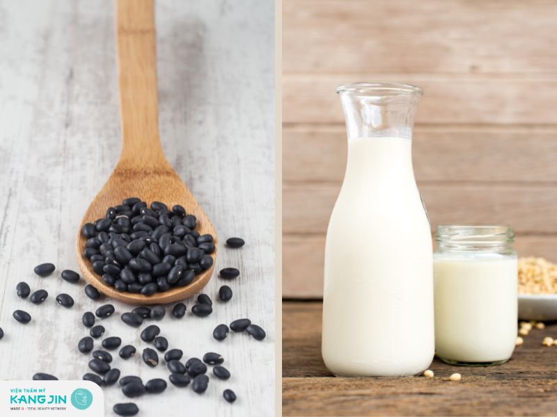 Cách làm mặt nạ đậu đen và sữa tươi 