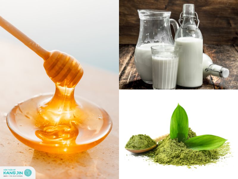 làm đẹp với mật ong và sữa tươi