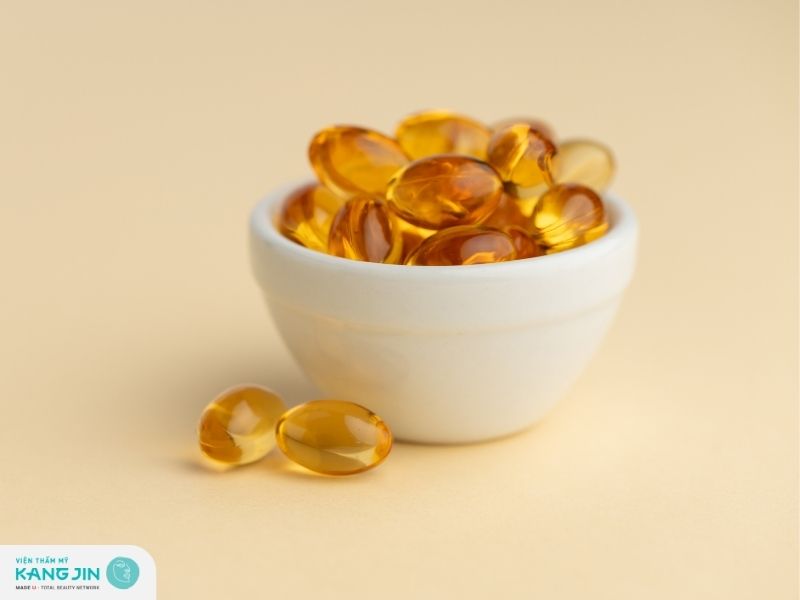 massage mặt bằng vitamin e