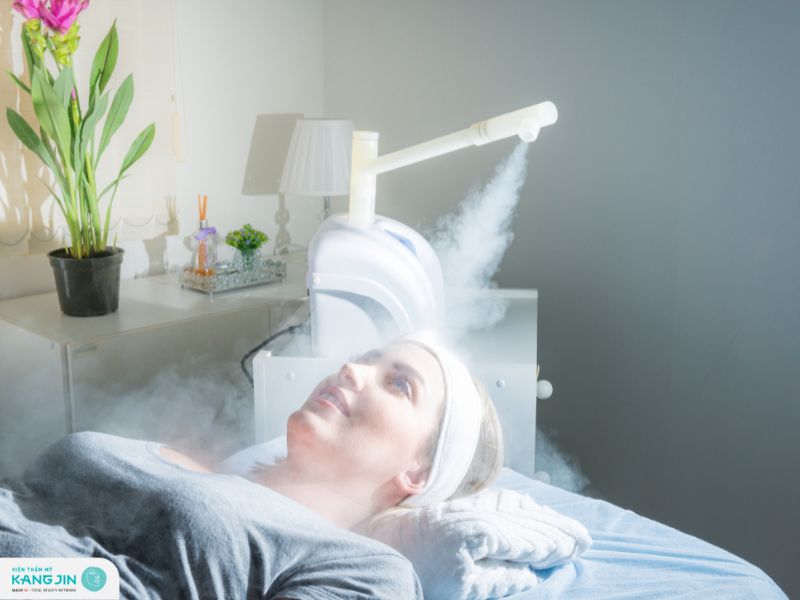 xông mặt có hết mụn không