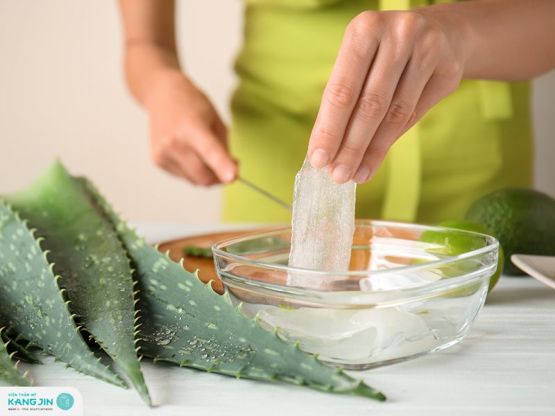 bôi nha đam lên mặt có để qua đêm được không