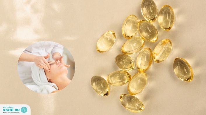 Lưu ý khi matxa mặt bằng Vitamin E