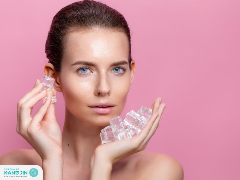 cách sử dụng đá massage mặt