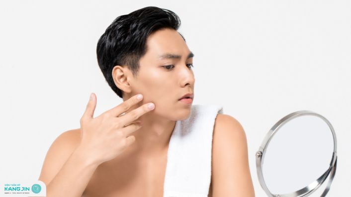 da mặt nam giới bị sạm đen