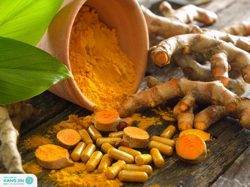 nghệ có trị thâm mắt không