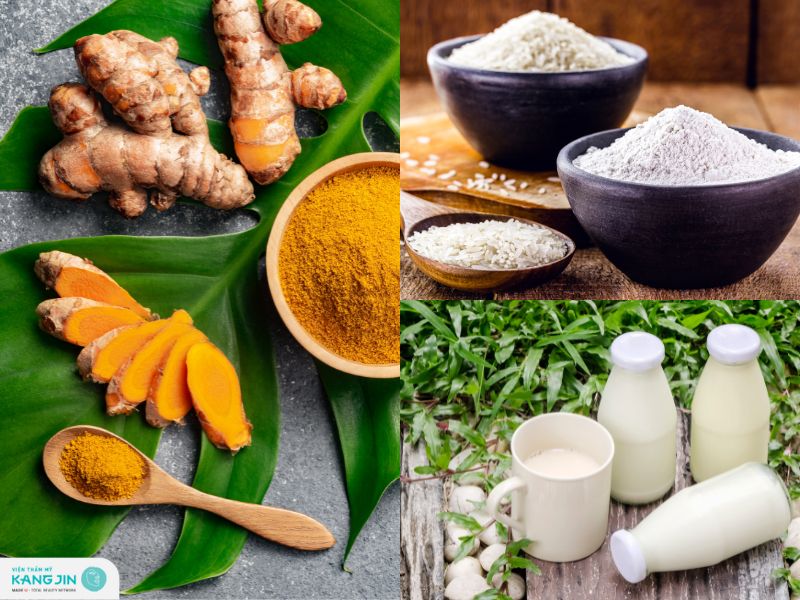 cách trị nám bằng tinh bột nghệ