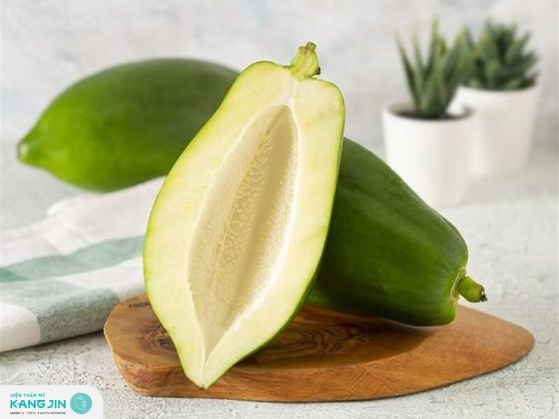 Quy trình các bước trị nám bằng nhựa đu đủ xanh tại nhà