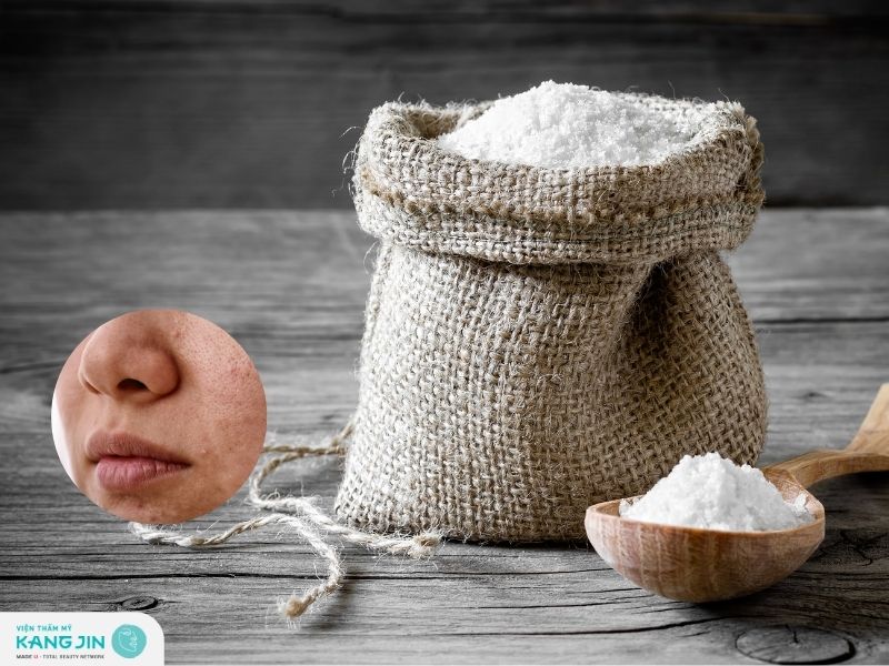Cách trị mụn đầu đen ở mũi bằng muối