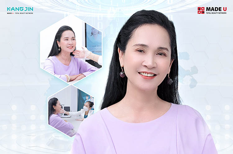 NSND Lan Hương  làm đẹp tại KangJin 