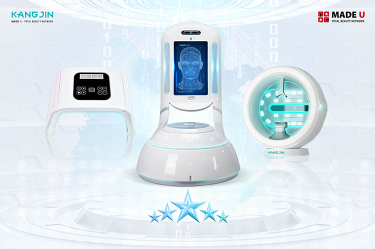 KangJin ứng dụng máy móc hiện đại từ Hàn Quốc vào quy trình làm đẹp 