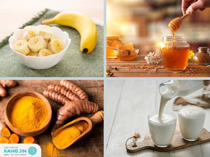 Đắp mặt nạ bằng chuối cấp ẩm, xóa mờ nếp nhăn diệu kì