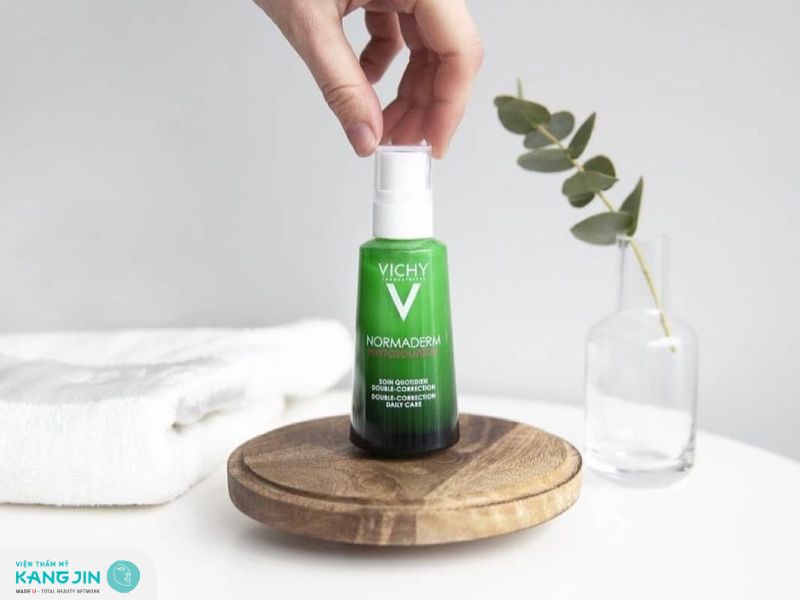 kem dưỡng ẩm cho da dầu mụn mùa hè Vichy Normaderm Phytosolution Double-Correction Daily Care