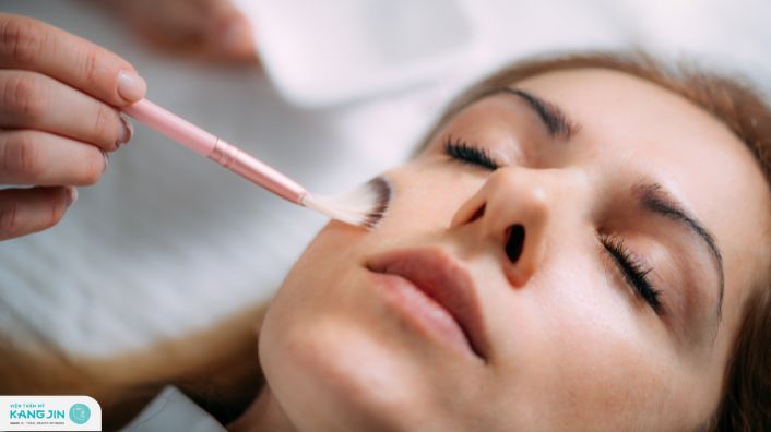 chăm sóc da sau peel