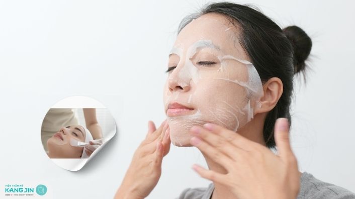 Peel da xong có đắp mặt nạ được không?