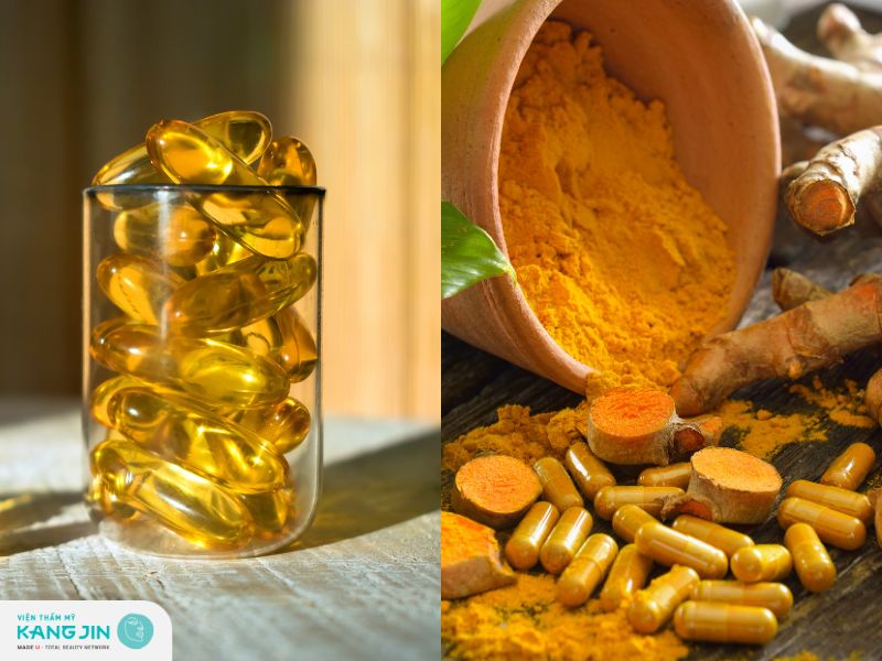 vitamin e và tinh bột nghệ