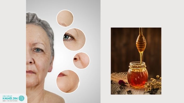 cách xóa nếp nhăn vùng mắt bằng mật ong để có làn da tươi trẻ
