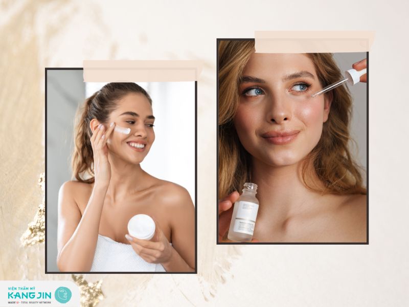 Dùng kem dưỡng ẩm hay serum trước khi chăm sóc da mặt?