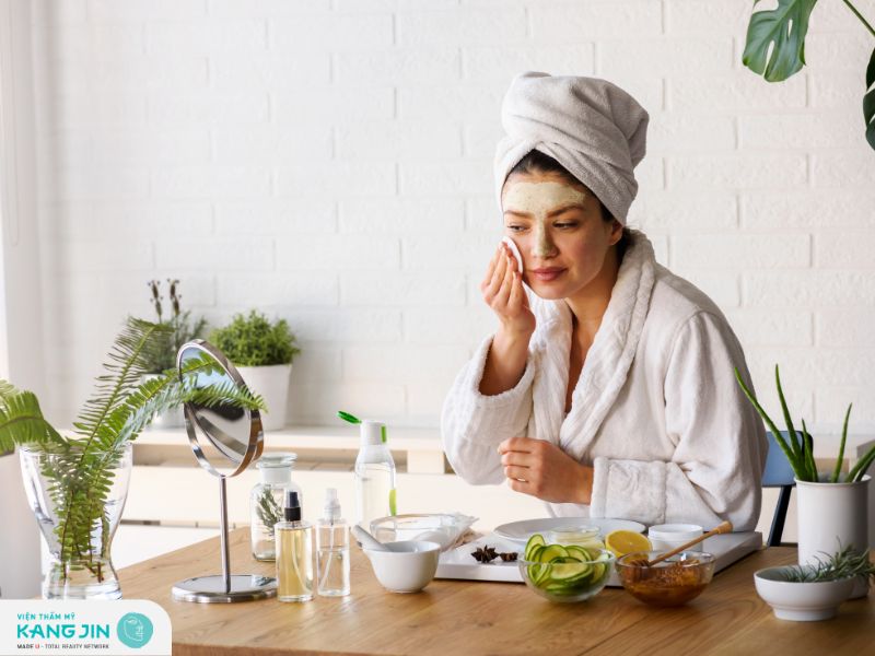 Đảm bảo bạn chăm sóc da thường xuyên