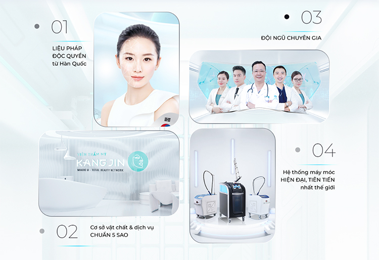 4 Điểm vượt trội của Viện Thẩm Mỹ KangJin giúp khách hàng đặc biệt tin tưởng