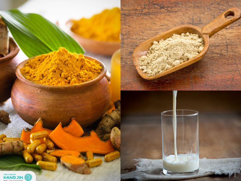 cách làm trắng da bằng bột nghệ