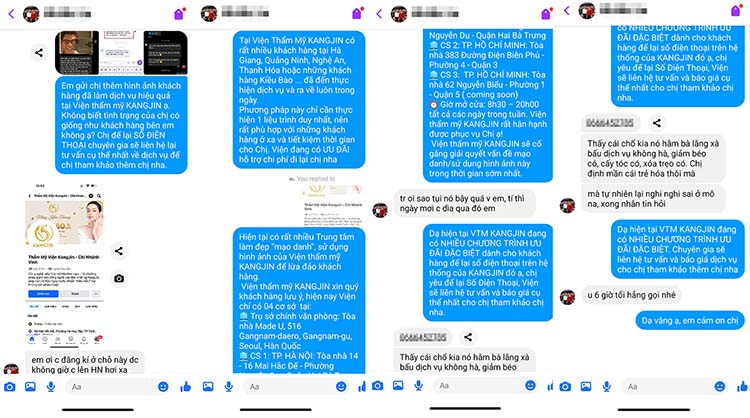 Khách hàng cần kiểm chứng thông tin kỹ càng trước khi đến 1 cơ sở thẩm mỹ