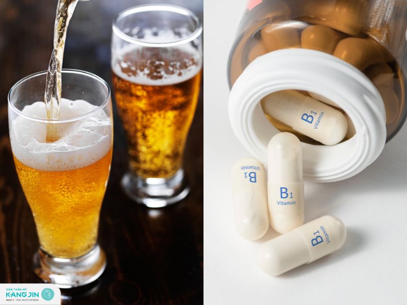 làm trắng da mặt bằng bia