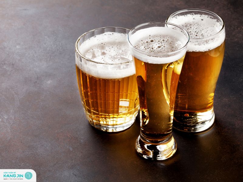 lưu ý khi sử dụng bia làm trắng da mặt