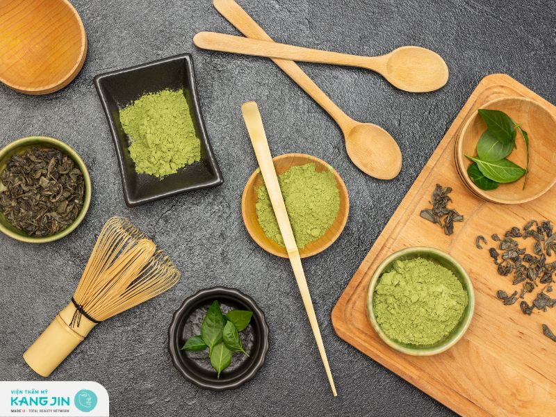 Lỗ chân lông to nên dùng gì? Mặt nạ baking soda và bột trà xanh