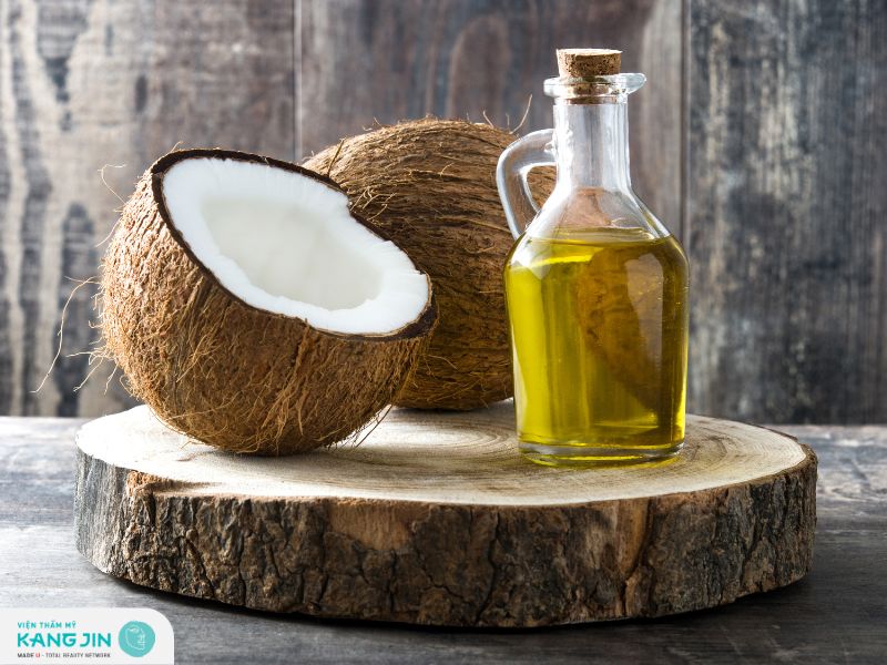 Kết hợp baking soda và dầu dừa để loại bỏ tế bào chết