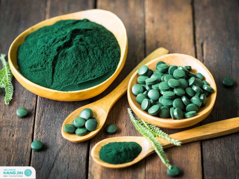 cách làm mặt nạ tảo xoắn trị nám