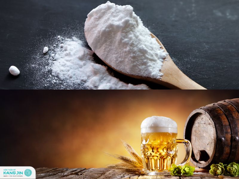 cách làm trắng da bằng baking soda