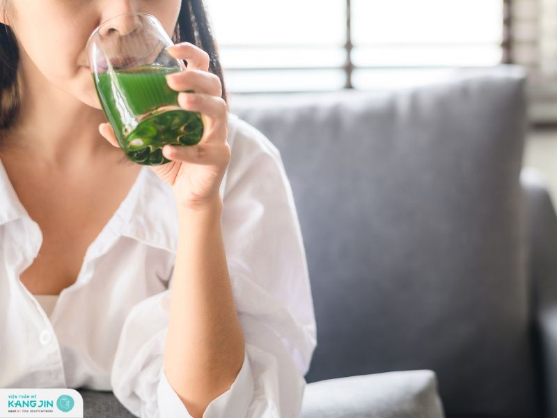 chống lão hóa uống gì