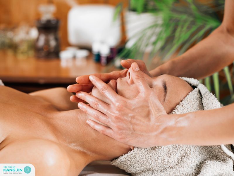 dầu massage mặt