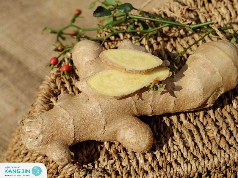 Xông mặt bằng gừng giúp tăng sức đề kháng cho da