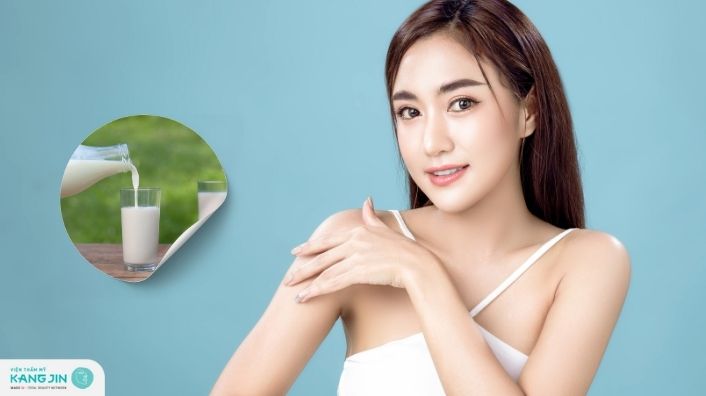Công thức làm trắng da mặt bằng sữa tươi không đường cho da sáng mịn bật tone