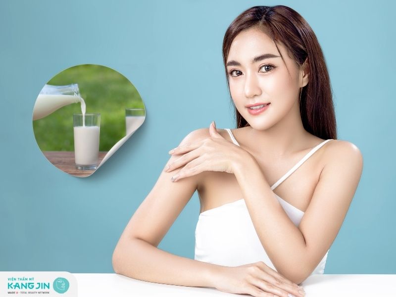 Bí quyết làm trắng da mặt bằng sữa tươi không đường đơn giản tại nhà 