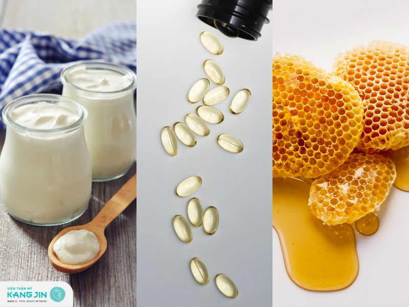 mặt nạ sữa chua vitamin e